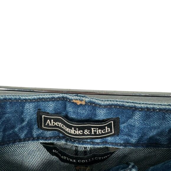 Abercrombie & Fitch High Rise Girlfriend Jeans Distressed High Rise Womens 28 - Picture 4 of 10